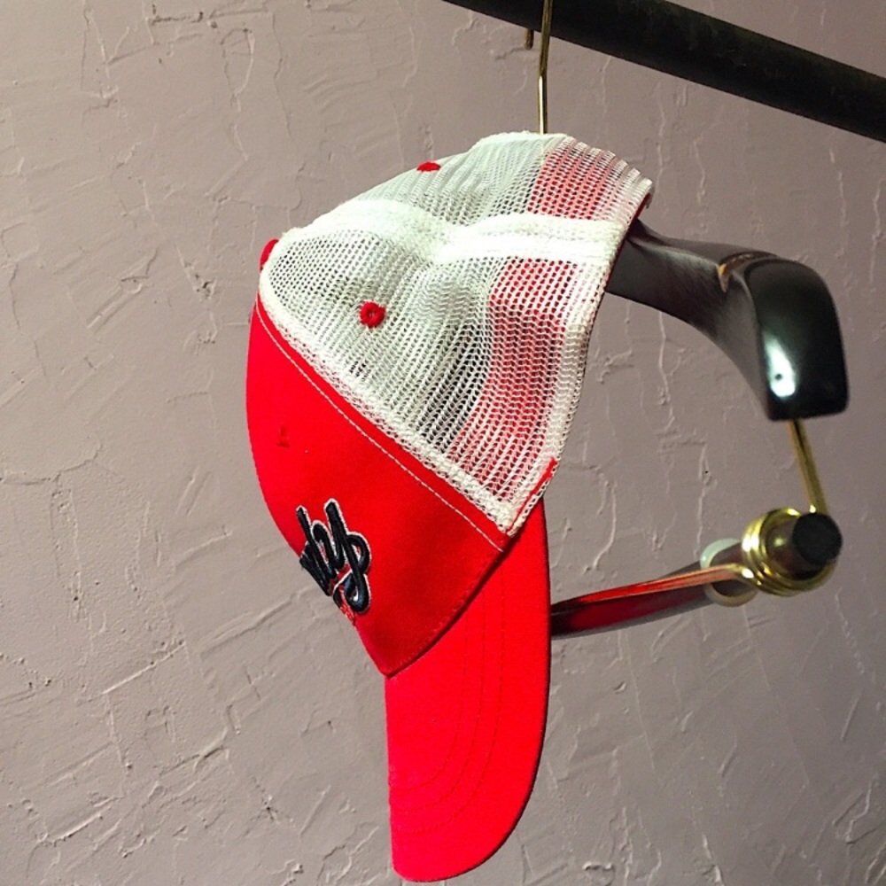 Shady Original Eminem Red + White baseball cap snapback Authentic Merch Vintage - Picture 5 of 10